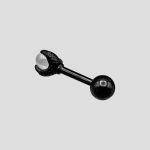 پیرسینگ ته گرد طرح پنجه اژدها مدل White-Sphere کد Hsn-971d15 - Image 3