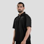 تیشرت نیم زیپ اسکلتی فیلیپ پلین مدل qp کد Spl-586d8 رنگ مشکی - Image 4