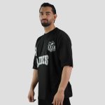 تیشرت لش اسکلتی مدل Raiders کد Spl-445d6 رنگ مشکی - Image 3
