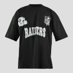 تیشرت لش اسکلتی مدل Raiders کد Spl-445d6 رنگ مشکی - Image 4