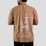 تیشرت لش سنگشور طرح جمجمه مدل Skull Mind کد Spl-445d8 رنگ قهوه ای - Image 2