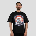 تیشرت باکسی مدل Redley کد Spl-601d7 رنگ مشکی - Image 3