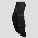 شلوار جین کارگو مدل 10Pocket رنگ مشکی کد Spl-583d4 - Image 3