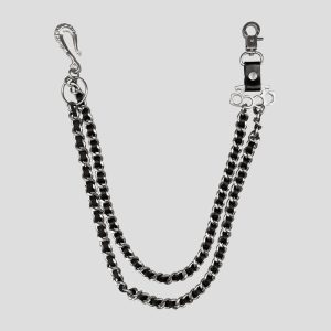 زنجیر شلوار دو رشته کارتیر طرح پنجه بوکس کد Njd-108d8