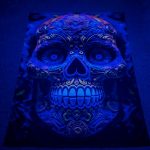 بک دراپ بلک لایت مدل Psychedelic Skull کد Dbm-511d8 (200×150 سانتیمتر) - Image 2