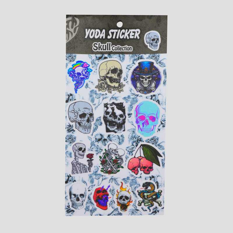 51226- استیکر اسکلتی طرح جمجمه مدل Adult Skulls (1) استیکر اسکلتی مدل Adult Skulls کد Hsm-006d6 - Image 1
