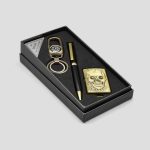 ست کادویی خودکار، فندک و جاکلیدی مدل Happy Skull کد Gnv-554d1 - Image 2