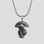 پلاک و گردنبند اسکلت استیل مدل Sons of Anarchy کد Njd-543d4