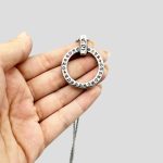 پلاک و گردنبند استیل کروم هارتز مدل Chrome Ring کد Njd-749d2 - Image 3