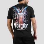 تیشرت طرح فرشته مدل Forgive کد Abl-571d2 رنگ مشکی - Image 3