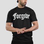 تیشرت طرح فرشته مدل Forgive کد Abl-571d2 رنگ مشکی - Image 2
