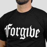 تیشرت طرح فرشته مدل Forgive کد Abl-571d2 رنگ مشکی - Image 5