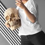 مجسمه جمجمه کامل انسان غول پیکر مدل Huge Skull کد Prv-194 - Image 5