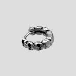 پیرسینگ حلقه مدل Six Skulls کد Hsn-626d1 - Image 3
