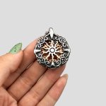 پلاک و گردنبند استیل دو طرفه مدل Helm of Awe کد Njd-531d4 - Image 5