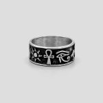 حلقه طرح مصر باستان مدل Egyptian Symbols کد Njd-181 - Image 3