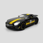 ماشین اسباب بازی فلزی عقب کش مرسدس بنز مدل AMG GTR کد Zre-548d2
