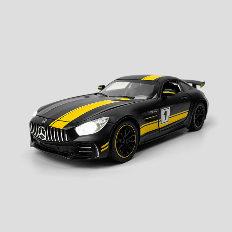 53861- ماشین اسباب بازی فلزی عقب کش مرسدس بنز مدل AMG GTR برند Che Zhi (1) ماشین اسباب بازی فلزی عقب کش مرسدس بنز مدل AMG GTR کد Zre-548d2 - Image 1