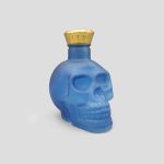 بطری جمجمه بلک لایت ظرفیت 300 میلی‌لیتر مدل Mini Skull درب پیچی کد Shg017