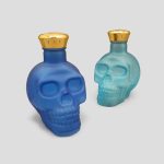 بطری جمجمه بلک لایت ظرفیت 300 میلی‌لیتر مدل Mini Skull درب پیچی کد Shg017 - Image 3