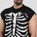 ژیله بافت اسپرت اسکلتی مدل Chest Bones کد Nyn-892d1 - Image 5