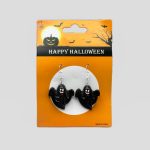 گوشواره هالووینی طرح روح مدل Black Ghost کد Shn-730d7 - Image 2