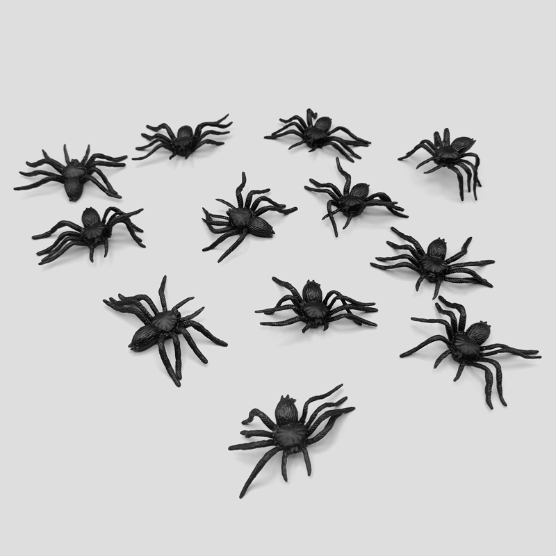 54261- دکور و اسباب بازی عنکبوت هالووینی بسته دوازده عددی مدل Halloween Spiders (1) عنکبوت دکوری هالووینی بسته دوازده عددی کد Shf-459d9 - Image 1
