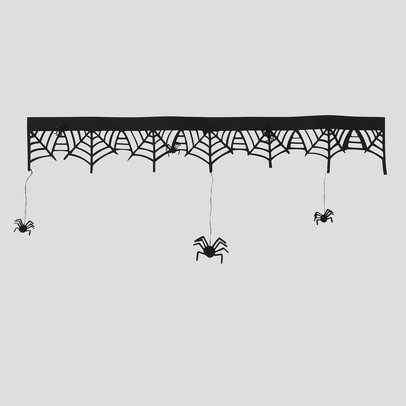 54597- ریسه هالووینی طرح طرح تار عنکبوت مدل Spider Web (1) ریسه هالووینی طرح تار عنکبوت طول یک متر کد Hxa-462d7 - Image 1