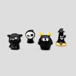 فیگور رومیزی اشباح هالووین مدل Black Ghosts کد Hsm-390d2 بسته چهارعددی - Image 3
