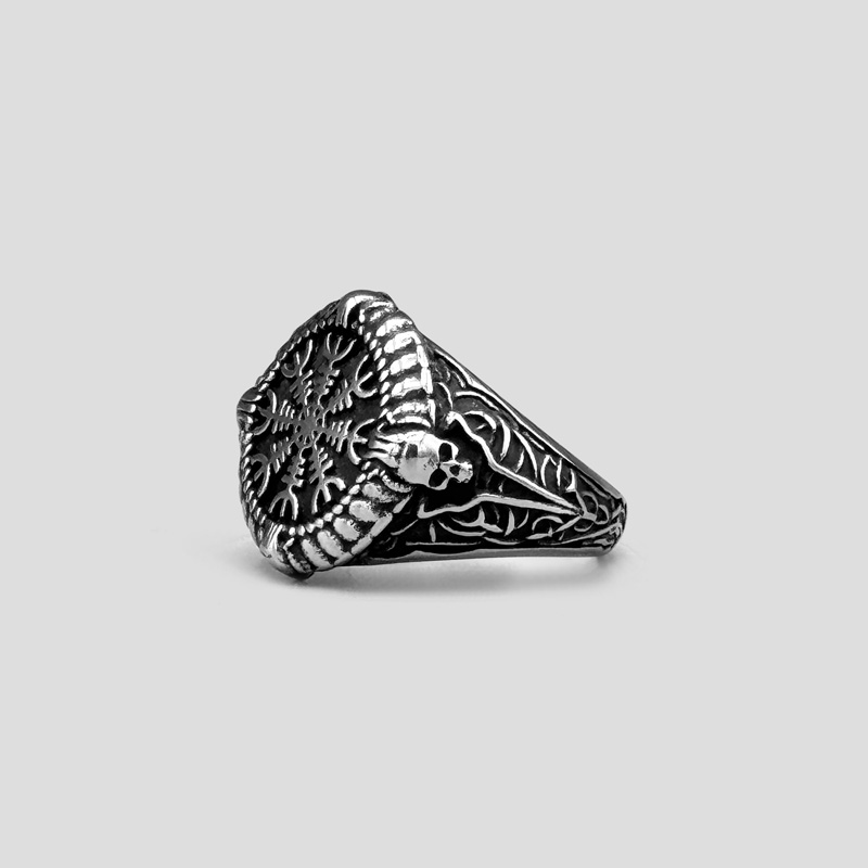 انگشتر اسکلتی مدل Helm of awe کد Njd-204H0146 (3) انگشتر اسکلتی مدل Helm of awe کد Njd-204H0146 - Image 1