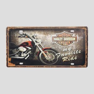 تابلو فلزی مدل Harly Davidson کد Njd-504H0143