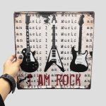 تابلو فلزی مدل Rock کد Njd-504H0153 2