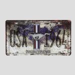 تابلو فلزی مدل USA کد Njd-504H0188
