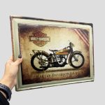 تابلو فلزی هارلی دیویدسون مدل BA 1927  کد Njd-504H0183 - Image 3