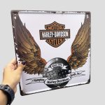 تابلو فلزی هارلی دیویدسون مدل Hampton کد Njd-504H0163 2