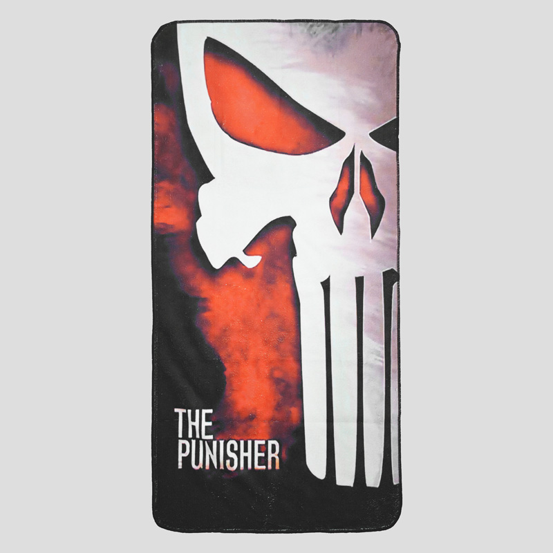 حوله ورزشی اسکلتی مدل Punisher-104H0320 ابعاد 50 در 100 سانتی متر حوله ورزشی اسکلتی مدل Punisher-104H0320 ابعاد 50 در 100 سانتی متر - Image 1