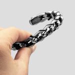 دستبند استیل اسکلتی مدل Full Skeleton کد Njd-204H0111 - Image 4