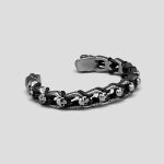دستبند استیل اسکلتی مدل Full Skeleton کد Njd-204H0111 - Image 2