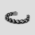 دستبند استیل اسکلتی مدل Full Skeleton کد Njd-204H0111 - Image 3