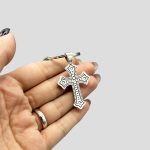 زنجیر شلوار تک رشته کروم هارتز مدل Cruciform کد Fsi-204H0201 - Image 4