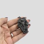گردنبند ساعتی جک اسکلینگتون استیل مدل Coffin کد FRH-204G0101 - Image 4