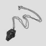 گردنبند ساعتی جک اسکلینگتون استیل مدل Coffin کد FRH-204G0101 - Image 2