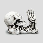مجسمه جا بطری اسکلتی مدل Skull Holder کد 404K0293