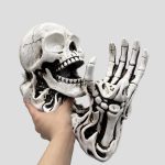 مجسمه جا بطری اسکلتی مدل Skull Holder کد 404K0293 - Image 7