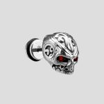 پیرسینگ طرح جمجمه مدل Red Eye کد Hsn-204k0251