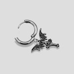 پیرسینگ طرح صلیب فرشته تاریک مدل Bat Wing  کد Hsn-204k0226 - Image 2