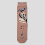 جوراب ساق بلند جمجمه و کلاغ دانا مدل Mortality کد NYN-404L0227 - Image 2