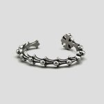 دستبند استیل اسکلتی کروم هارتز مدل Cold Heart کد Njd-404M0331