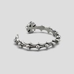 دستبند استیل اسکلتی کروم هارتز مدل Cold Heart کد Njd-404M0331 - Image 4