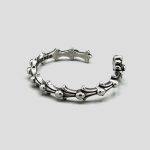 دستبند استیل اسکلتی کروم هارتز مدل Cold Heart کد Njd-404M0331 - Image 3